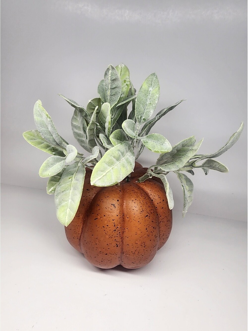 Pumpkin artificial leaf flower decor centerpiece